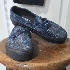 Paisley Patterned Slip-On Vans